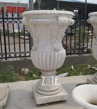 Classic Design Marble planter Stone flowerpot
