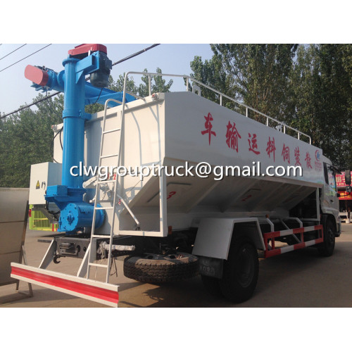 Dongfeng 4 x 2 massal Feed truk 12CBM