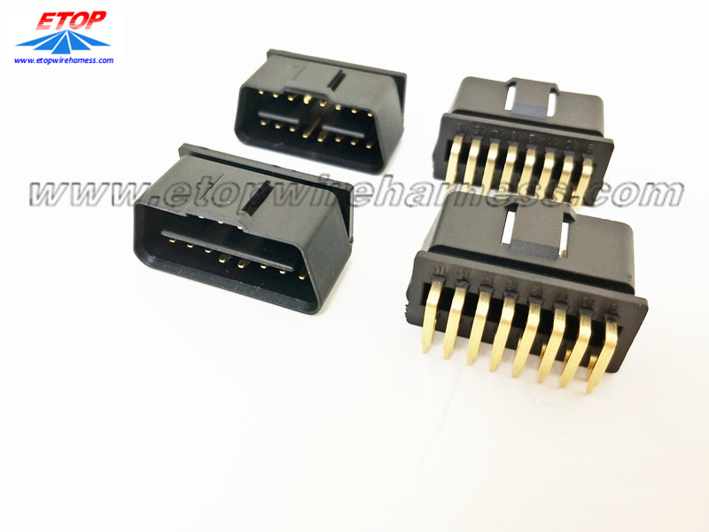 Connector J1962 OBD 24V-12V amb passador d&#39;àngel dret