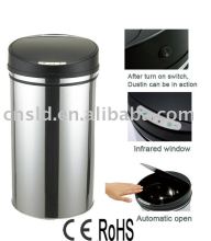 33L Solar Porwered Metal Garbage bins Sensor Waste bins