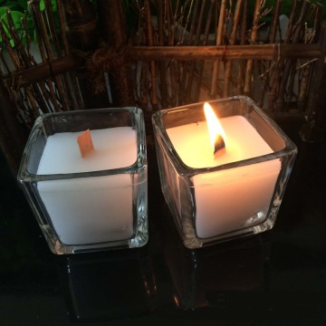 Glass Jar Scented Candles with Natural Soy Wax