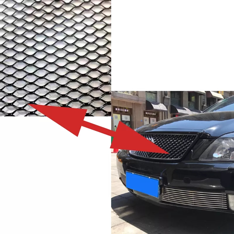 Logo customized low price metal grill screen expanded metal car grilles for vehicles