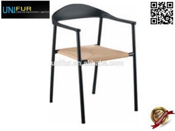 Strong wooden chinese style chair with backrest and armrest