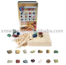 Rock & Crystal dig kits w/casebound box
