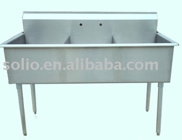 Brushed Commerical kitchen sink