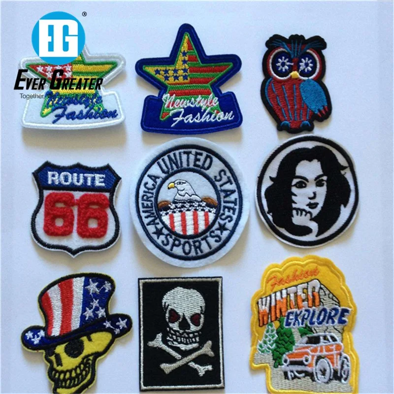 Embroidery Letters Logo Patches for Clothing Patches for Clothing Embroidery Custom Embroidery Patch