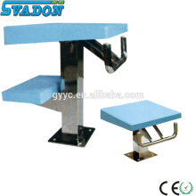 One step two step swimming pool starting blocks used starting block