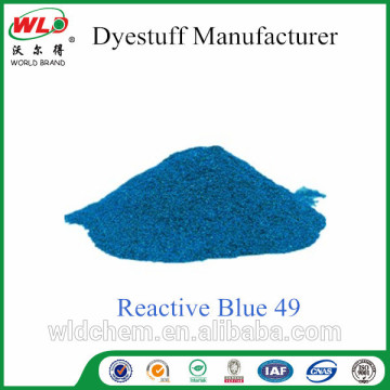 Reactive brill blue P-3R C.I. blue 49 permanent fabric dye