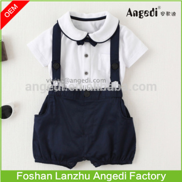 Toddler Boys outfits baby 2 pc set short sleeve Tees with suspender short