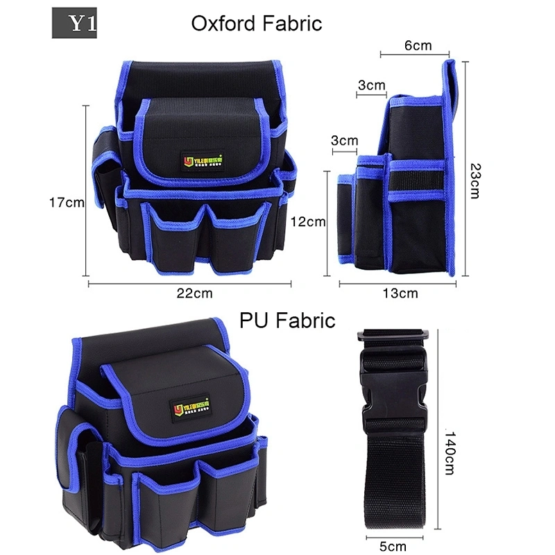 Waterproof Oxford Tool Waist Bag Heavy Duty Electrician Tool Bag Belt Electrician Tool Bag