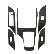 Black Titanium Steel Style Interior Car Moulding Parts for Toyota Fortuner 2016