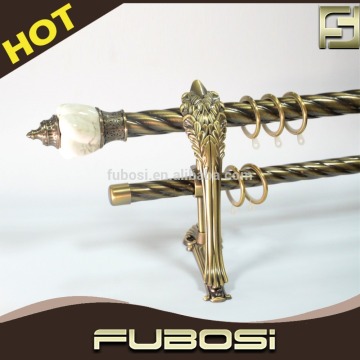 2015 fashion window iron curtain pole swivel curtain rod