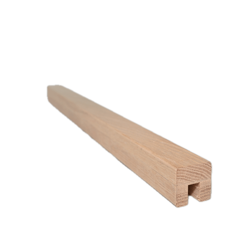 Tangan kayu yang kuat direka untuk tangga luaran