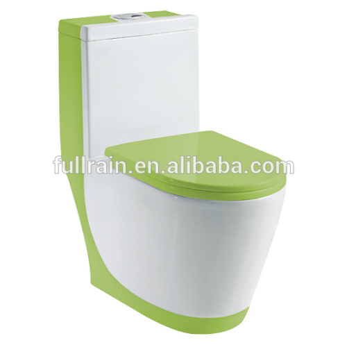 Washdown Red Ceramic Toilet