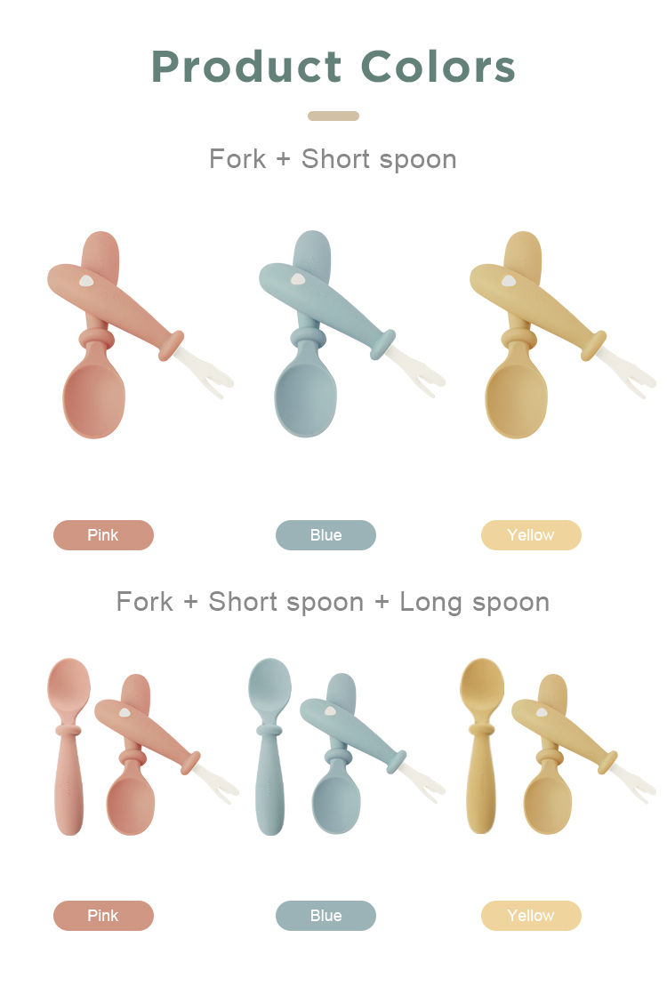 baby bendable spoon fork set