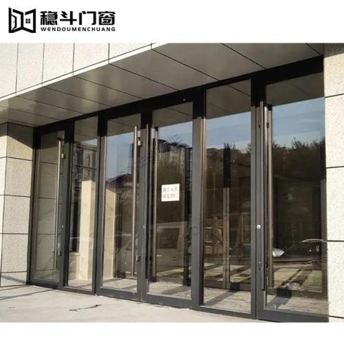 Modern Narrow Frame Aluminum Commercial Doors