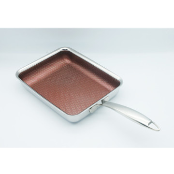 No Oil Fry Egg Stainless Steel Nonstick Pan