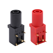 4mm Banana PCB Mount Sockets Right Angle Connector