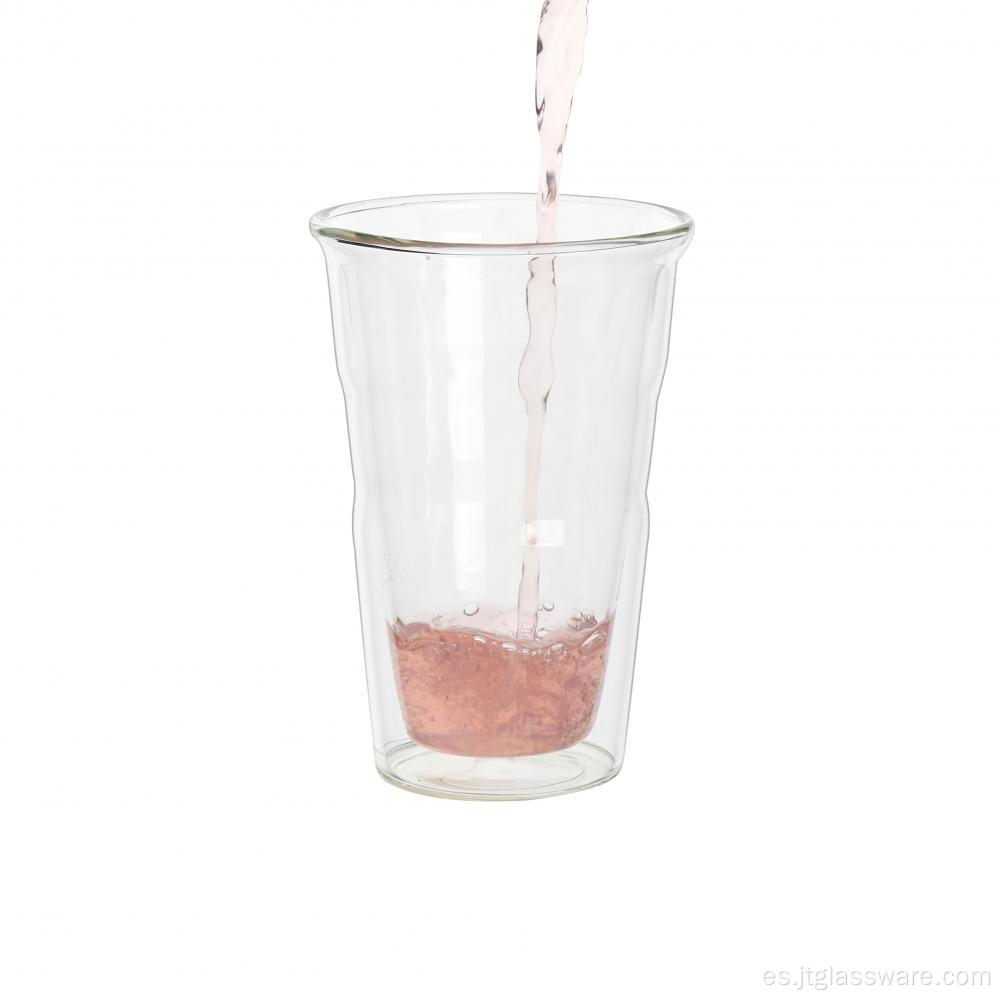 Taza de la sublimación de la taza de cristal transparente de la venta caliente