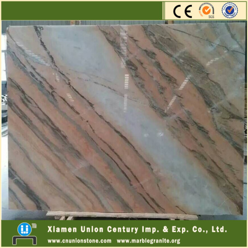 Bookmatch Aurora pink onyx marble