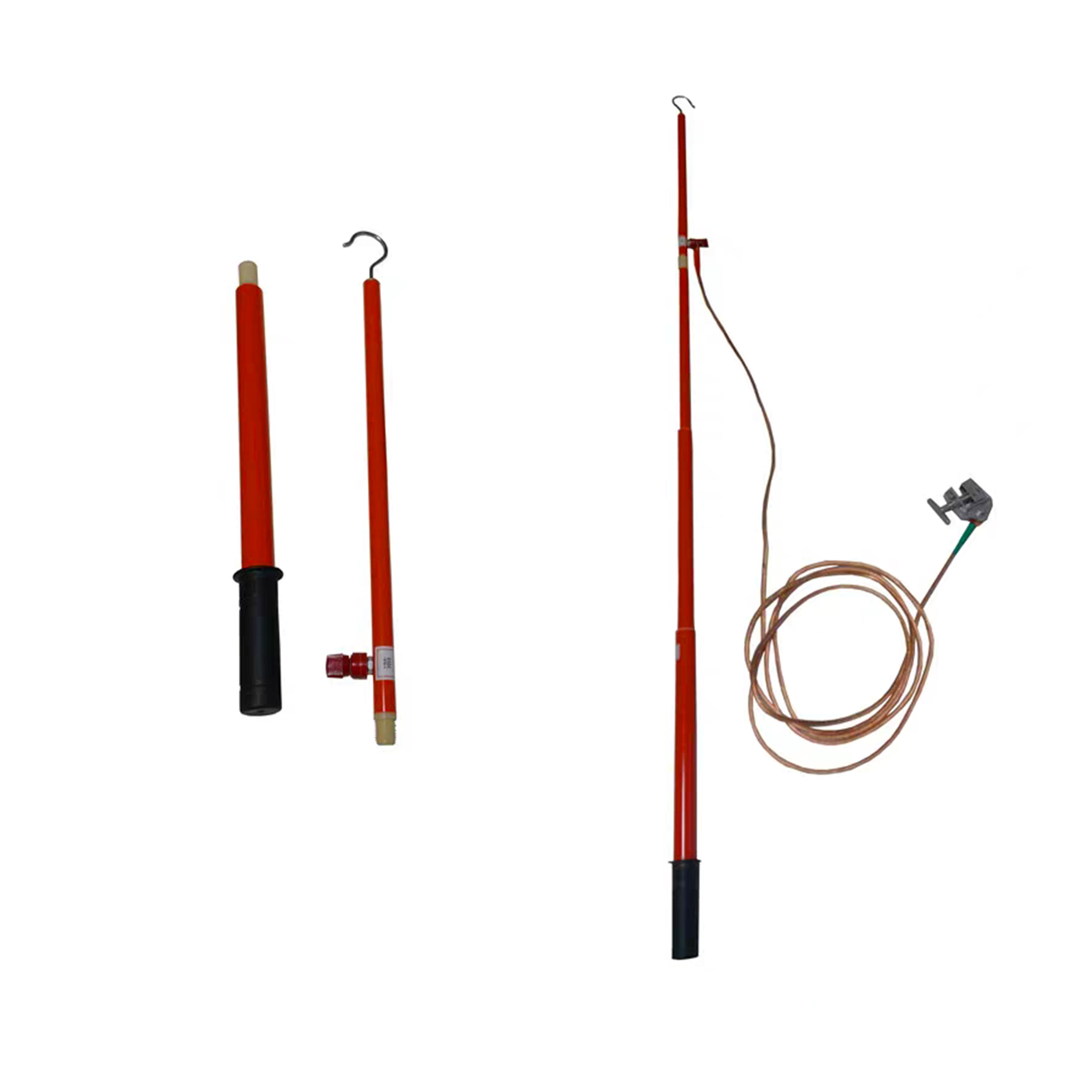 33kv high voltage portable direct - release resistance - release telescopic discharge rod