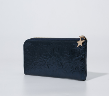 Blingbling and metallic material wallet clutch bag