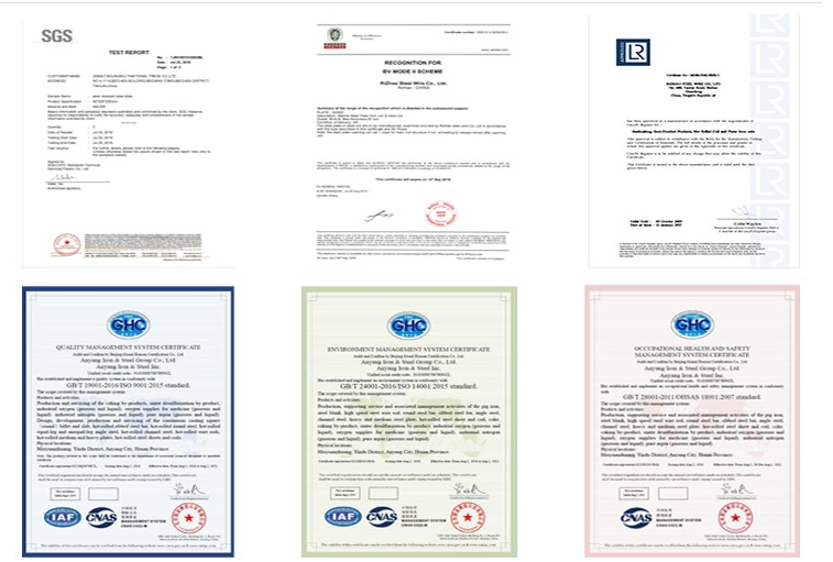 Certifications