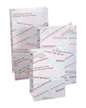 Birthday Greetings Newspaper Printing Kraft Paper Bags