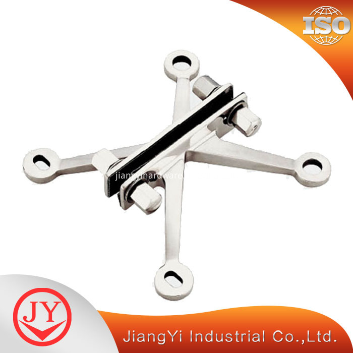 High profile connector for glass spider joint