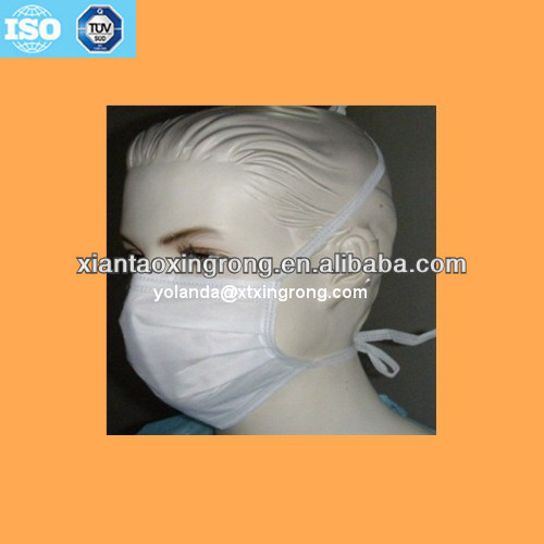 3-ply Non Woven Disposable Face Mask With Tie On