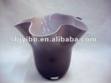 Chinese cabbage shape glass vase