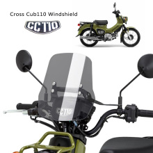 Honda CROSS CUB 110 Modified Retro Windshield