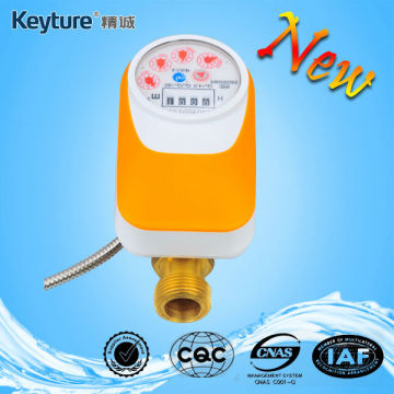 Direct Reading Remote Valve Control Water Meter(Orange)