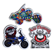 Monster UV Car Stickers Custom Waterproof Die-cutting Company