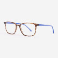 Super thin Rectangle Acetate Men's Optical Frames