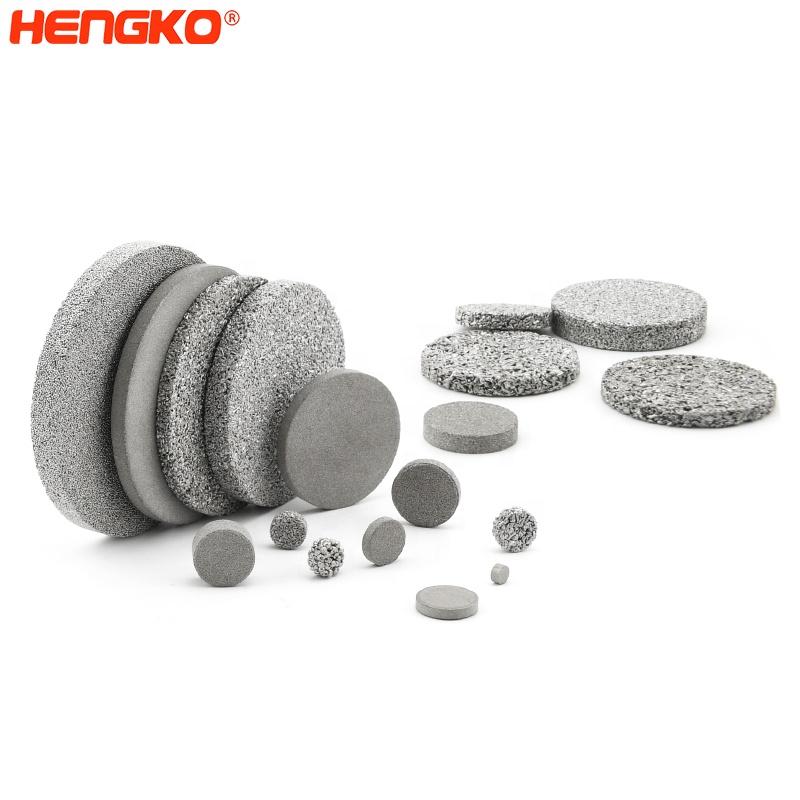 HENGKO Customed high quality sintered porous SS 316L stainless steel alcohol filter disc corrosion resistance pem filter