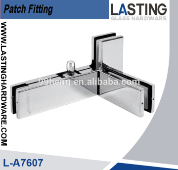 Patch Fitting Triple Glass Connector with Fin