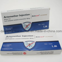 Medicamento Antimalarial Curativo Aceptable Inyección de Artemisinina