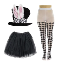 HLC Classic Cosplay Rabbit Bowler March Hare Bunny Costume Outfit Set