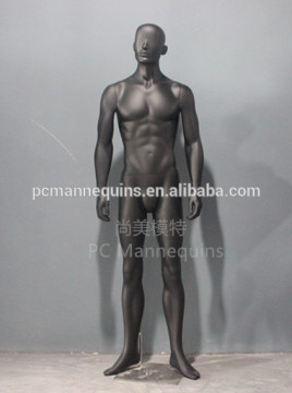 glossy black flexible male mannequins