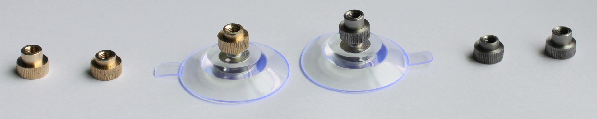 50mm PVC Suction Cup with Metal Screw