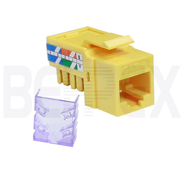 RJ45 Cat5e Cat6 Cat6a Metal Boot Commscope Keystone Jack