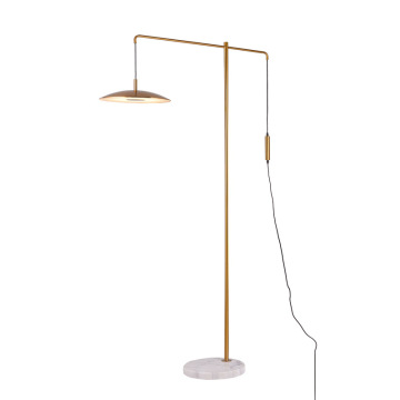 LEDER White Tripod Floor Lamp