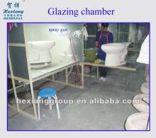 dedust glazing booth