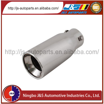 Resonated tips car mufflers