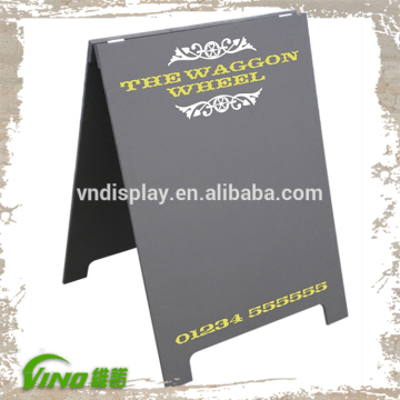 Custom Chalkboard Display Frameless Chalkboard Blackboard For Restaurant