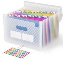Portable Office File Organizer PocketsAccordion File Folder