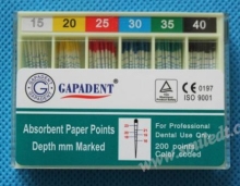 Gapadent Absorbent Paper Point / Depth Mm Marked