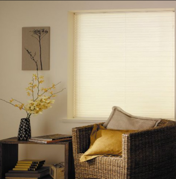 Fabric pleated blind for windows