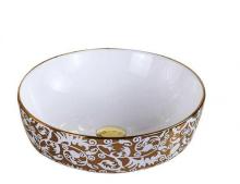Home Appliances Decor Ceramic Gold Countertop Sinks